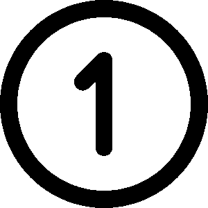 A simple black line drawing of a dog sitting, facing forward, with floppy ears, a round nose, and a curved tail. The minimal, cartoon-like style is perfect for a painter and decorator seeking playful inspiration.